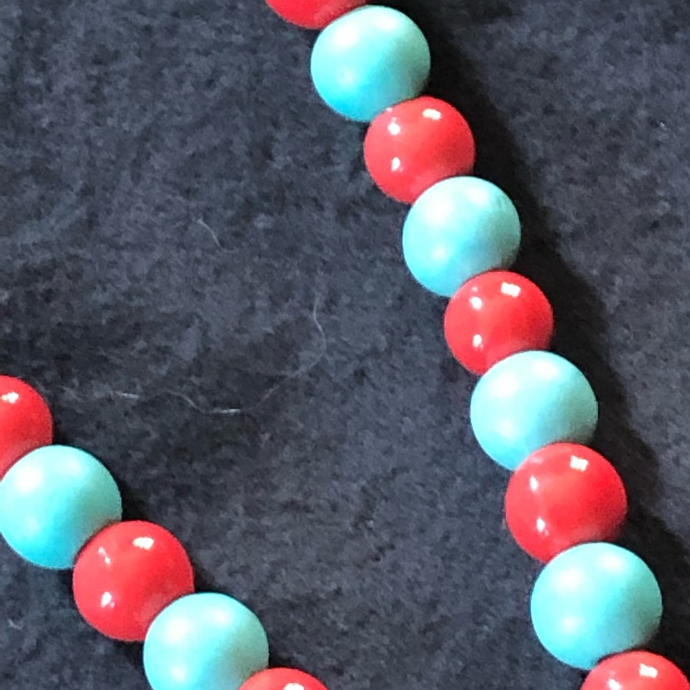 SOLD NEW ITEM HANDMADE Wooden Beaded Necklace - Picture 4 of 6